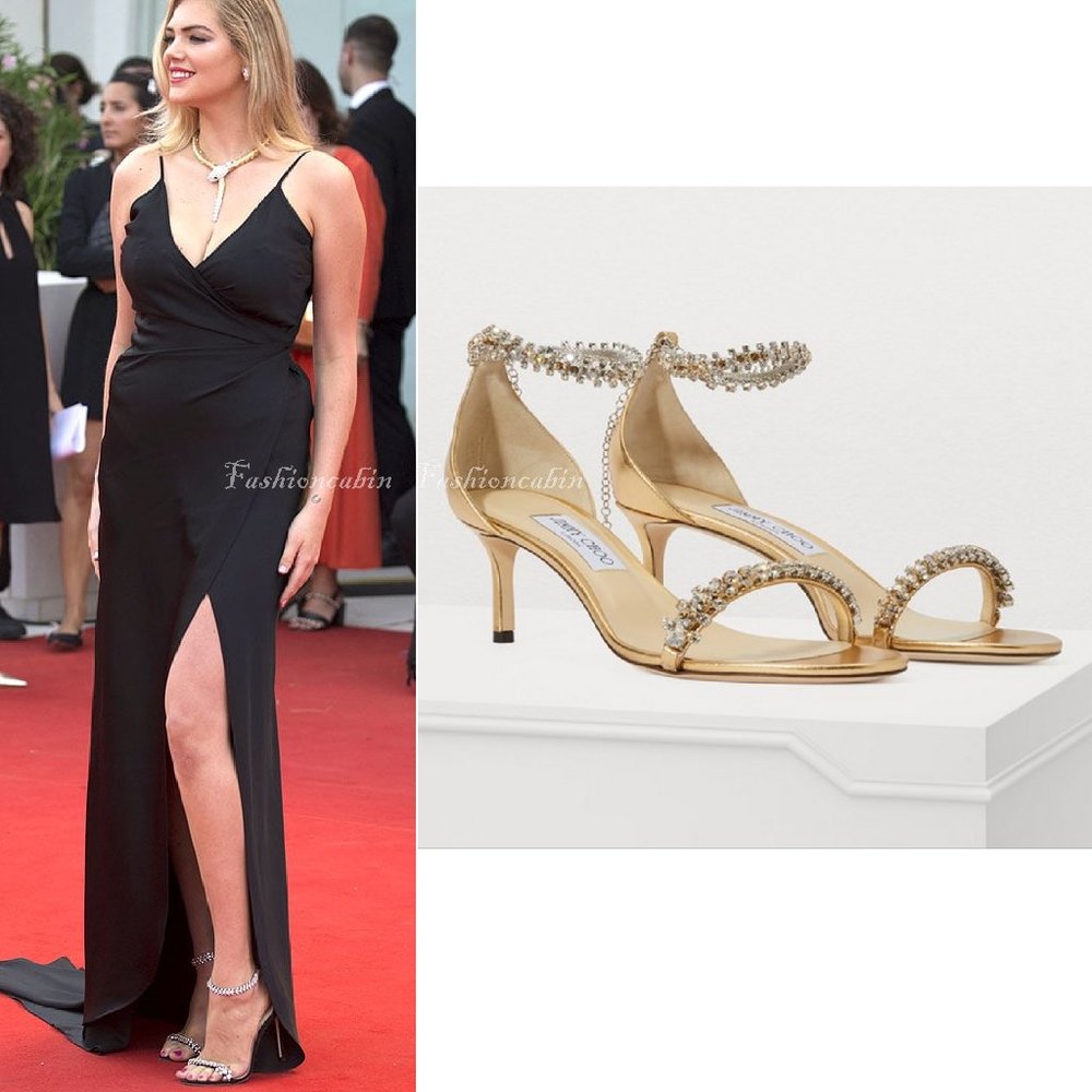 New JIMMY CHOO Shiloh60 Embellished Leather Sandal - Picture 1 of 16